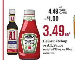 Mariano's Heinz Ketchup or A. 1. Sauce offer