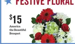 Mariano's America the Beautiful Bouquet offer