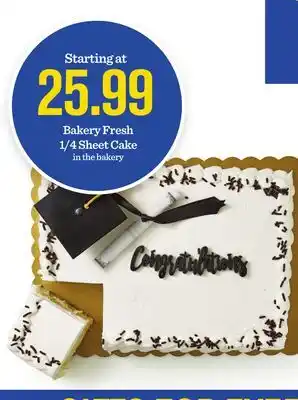 Mariano's Bakery Fresh 1/4 Sheet Cake offer