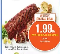 Mariano's Pork Back Ribs offer