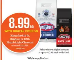 Mariano's Kingsford 16 lb. Original or 12 lb. Match Light Charcoal offer