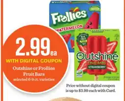 Mariano's Outshine or Frollies Fruit Bars offer