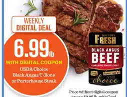 Mariano's USDA Choice Black Angus T-Bone or Porterhouse Steak offer