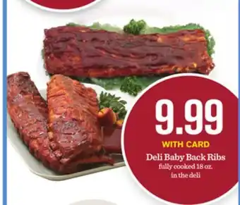 Mariano's Deli Baby Back Ribs offer
