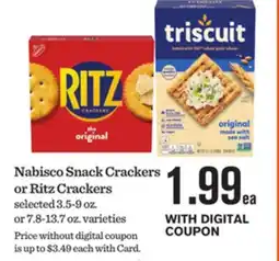 Mariano's Nabisco Snack Crackers or Ritz Crackers offer