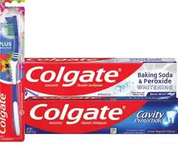 Mariano's Colgate Toothpaste or Plus Toothbrush offer