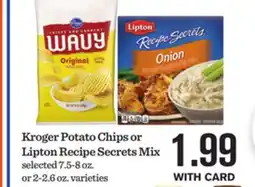 Mariano's Kroger Potato Chips or Lipton Recipe Secrets Mix offer