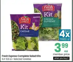 Albertsons Fresh Express Complete Salad Kits - 6.4-13.8 oz • Selected Varieties offer