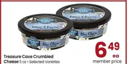 Albertsons Treasure Cave Crumbled Cheese - 5 oz, Selected Varieties offer