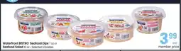 Albertsons Waterfront BISTRO Seafood Dips 7 oz or Seafood Salad 10 oz - Selected Varieties offer