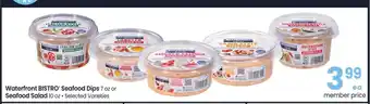 Albertsons Waterfront BISTRO Seafood Dips 7 oz or Seafood Salad 10 oz - Selected Varieties offer