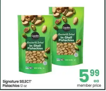 Albertsons Signature SELECT Pistachios - 12 oz offer