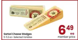 Albertsons Sartori Cheese Wedges - 5-5.3 oz • Selected Varieties offer