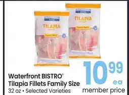 Albertsons Waterfront BISTRO Tilapia Fillets Family Size - 32 oz • Selected Varieties offer