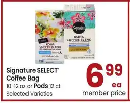 Albertsons Signature SELECT Coffee Bag 10-12 oz or Pods 12 ct - Selected Varieties offer
