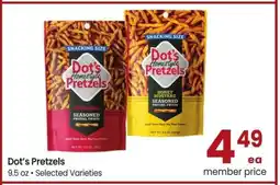 Albertsons DOT'S PRETZELS - 9.5 oz • Selected Varieties offer