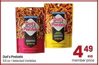 Albertsons DOT'S PRETZELS - 9.5 oz • Selected Varieties offer