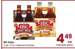 Albertsons Ibc Soda - 4 - pk • 12 oz • Selected Varieties offer