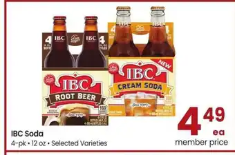 Albertsons Ibc Soda - 4 - pk • 12 oz • Selected Varieties offer