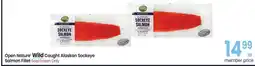 Albertsons Open Nature Wild Caught Alaskan Sockeye Salmon Fillet offer