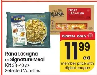 Albertsons Rana Lasagna or Signature Meal Kit - 38-40 oz Selected Varieties offer