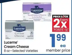 Albertsons Lucerne Cream Cheese - 8 oz, Selected Varieties offer