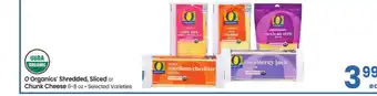 Albertsons O Organics Shredded, Sliced or Chunk Cheese - 6-8 oz • Selected Varieties offer