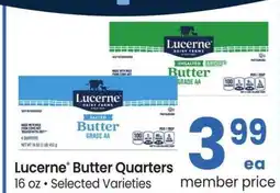 Albertsons Lucerne Butter Quarters - 16 oz • Selected Varieties offer