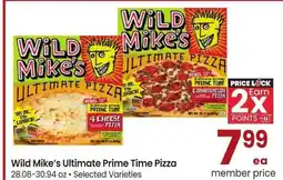 Albertsons Wild Mike's Ultimate Prime Time Pizza - 28.08-30.94 oz • Selected Varieties offer