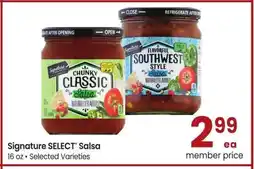 Albertsons Signature SELECT Salsa - 16 oz, Selected Varieties offer