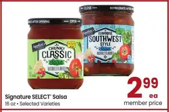 Albertsons Signature SELECT Salsa - 16 oz, Selected Varieties offer