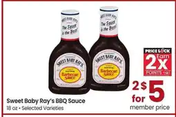 Albertsons Sweet Baby Ray's BBQ Sauce - 18 oz • Selected Varieties offer