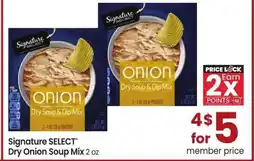 Albertsons Signature SELECT Dry Onion Soup Mix - 2 oz offer