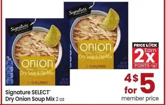 Albertsons Signature SELECT Dry Onion Soup Mix - 2 oz offer