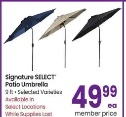 Albertsons Signature SELECT Patio Umbrella - 9 ft • Selected Varieties offer