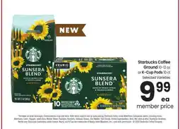 Albertsons Starbucks Coffee Ground 10-12 oz. or K-Cup Pods 10 ct. - Selected Varieties offer