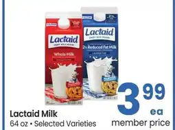 Albertsons Lactaid Milk - 64 oz • Selected Varieties offer
