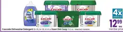 Albertsons Cascade Dishwasher Detergent 26-28, 34-36, 43 ct or Dawn Dish Soap 74.3 oz - Selected Varieties offer
