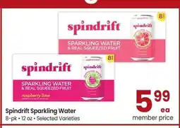 Albertsons Spindrift Sparkling Water - 8-pk • 12 oz • Selected Varieties offer