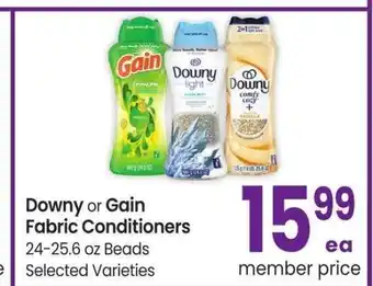 Albertsons Downy or Gain Fabric Conditioners - 24-25.6 oz Beads Selected Varieties offer
