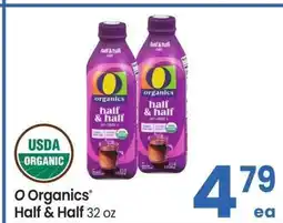 Albertsons O Organics Half & Half - 32 oz offer