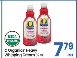 Albertsons O Organics Heavy Whipping Cream - 32 oz offer