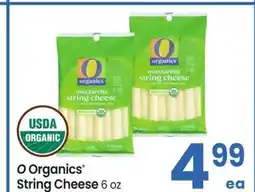 Albertsons O Organics String Cheese - 6 oz offer