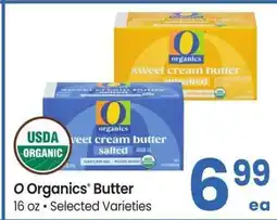 Albertsons O Organics Butter - 16 oz • Selected Varieties offer