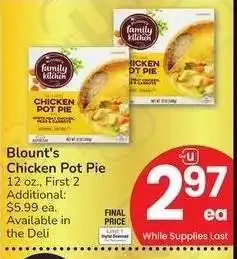 Albertsons Blount's Chicken Pot Pie - 12 oz. Available in the Deli offer