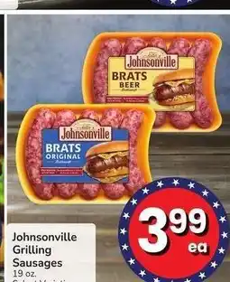 Albertsons Johnsonville Grilling Sausages - 19 oz. Select Varieties offer