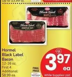 Albertsons Hormel Black Label Bacon - 12-16 oz offer
