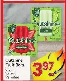 Albertsons Outshine Fruit Bars - 6 ct. Select Varieties offer