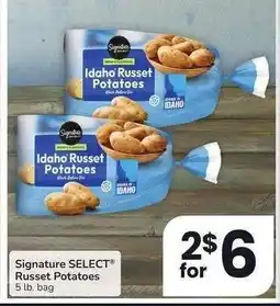 Albertsons Signature Select Russet Potatoes - 5 lb. bag offer
