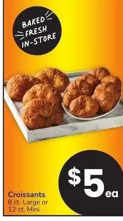 Albertsons Croissants - 8 ct. Large or 12 ct. Mini offer